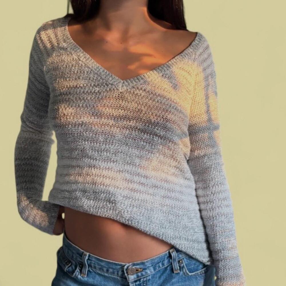 2010s hollister sparkly sweater